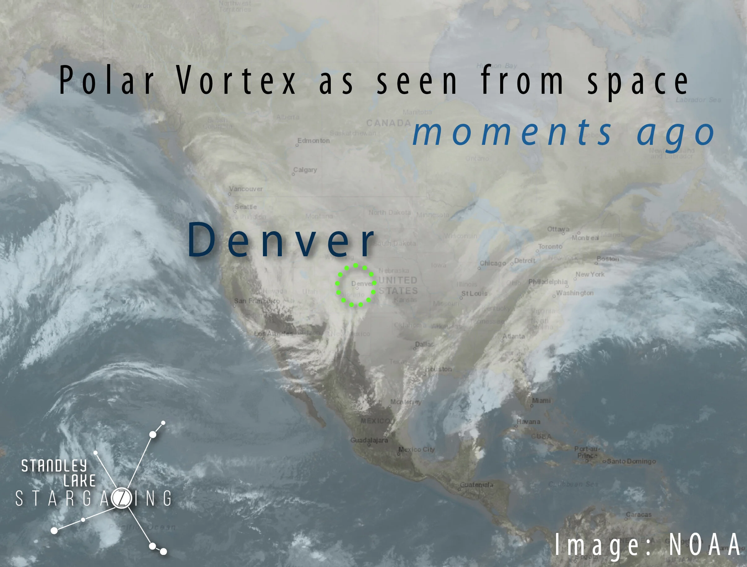 View the Polar Vortex from Space in Real Time