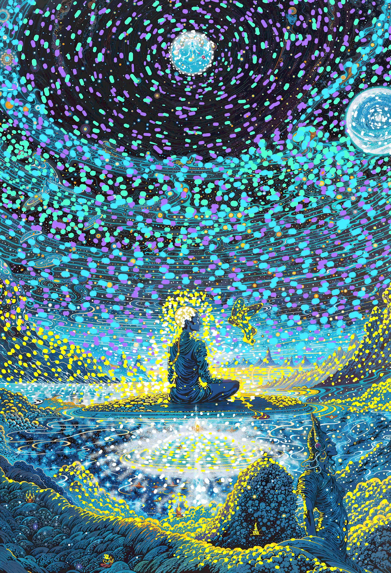 Quiet Depths of Wisdom - 1/1 on SuperRare - Sold 