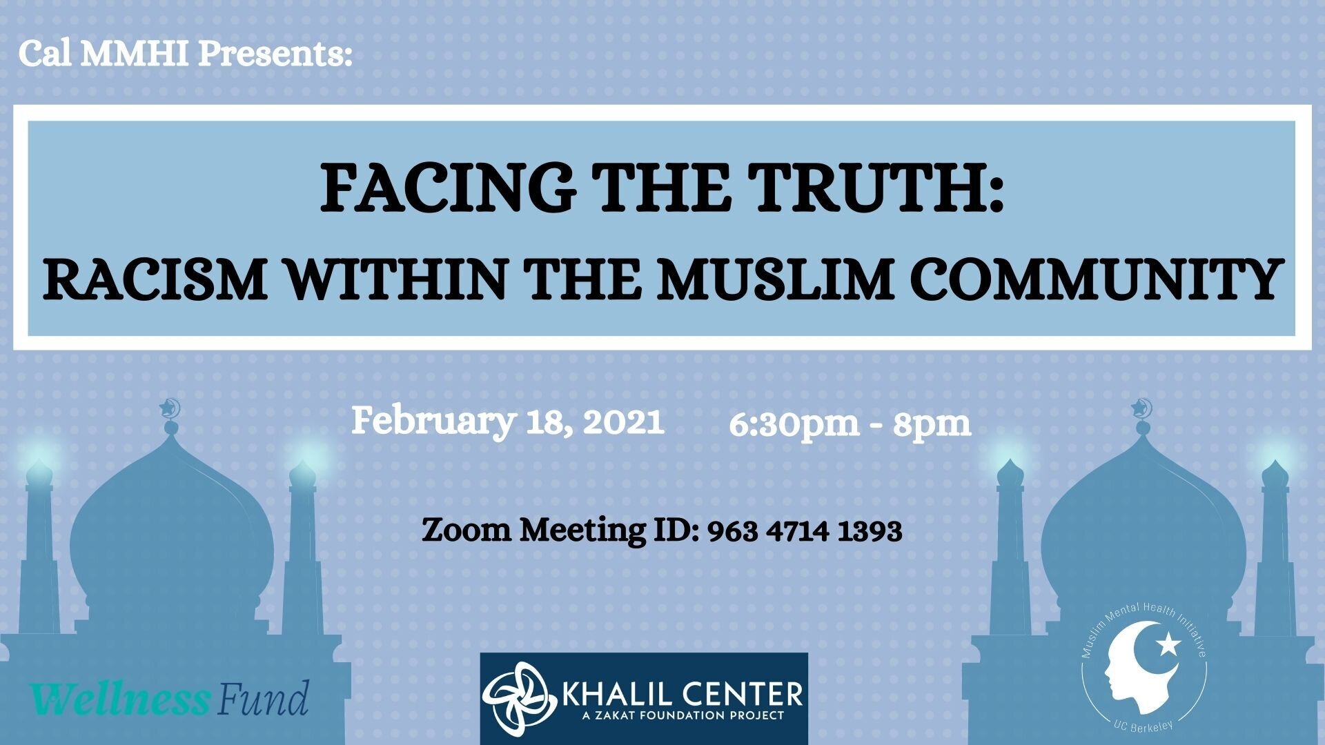 2/18/21 Facing the Truth: Racism in the Muslim Community - Sister Sakeena Abdulraheem