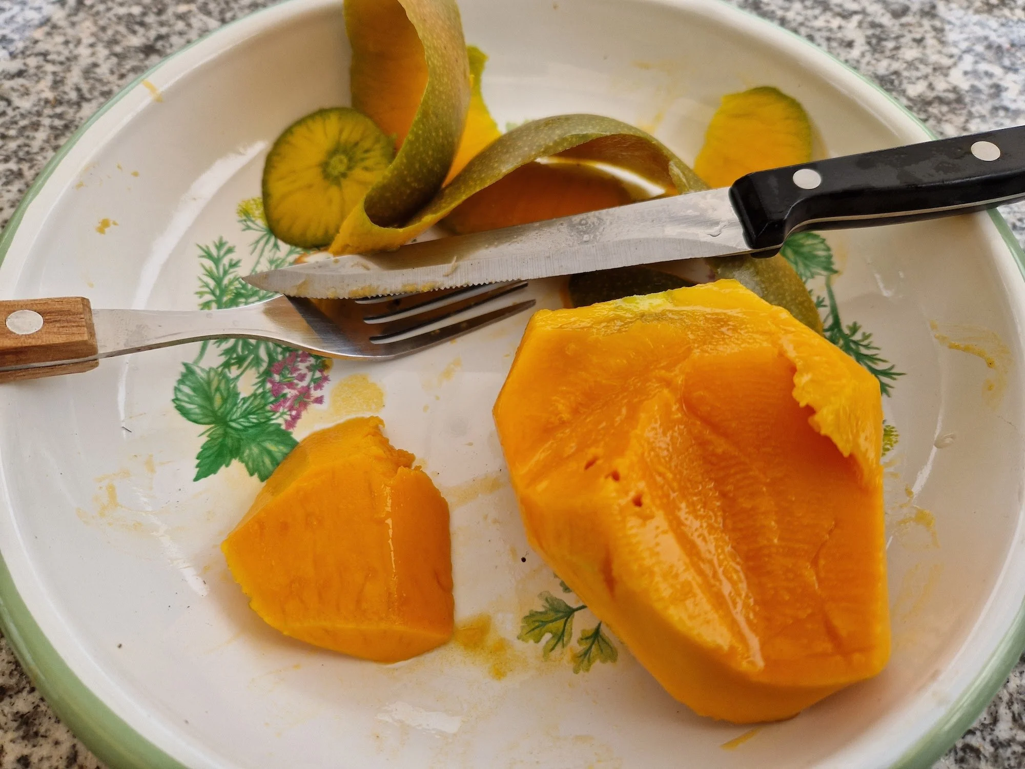 Fresh mango harvested in the Fall