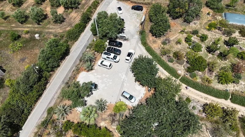 New Orchard of Flavours parking area