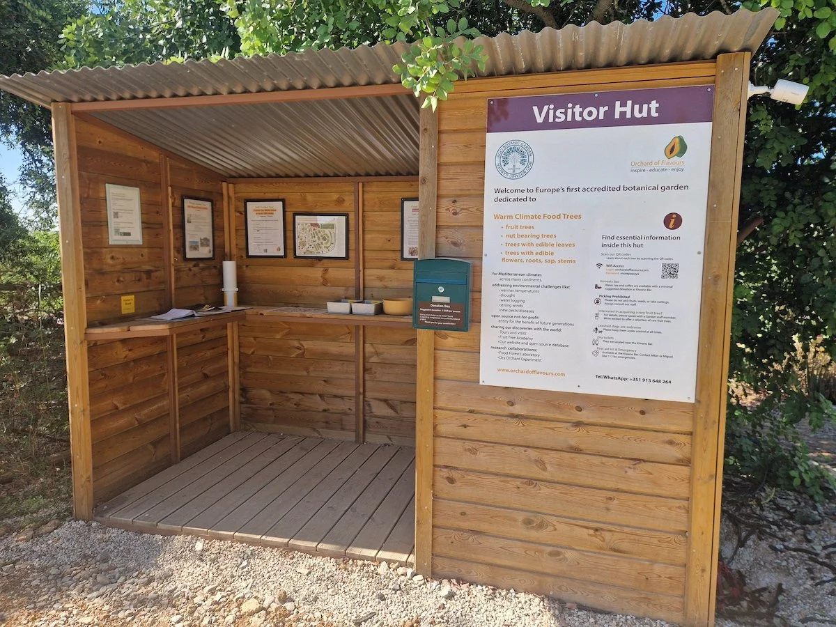 Orchard of Flavours botanical garden - Visitor hut