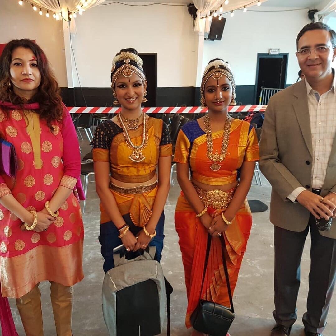  H.E. Shri Ajit Gupte Ambassador Denmark and his wife