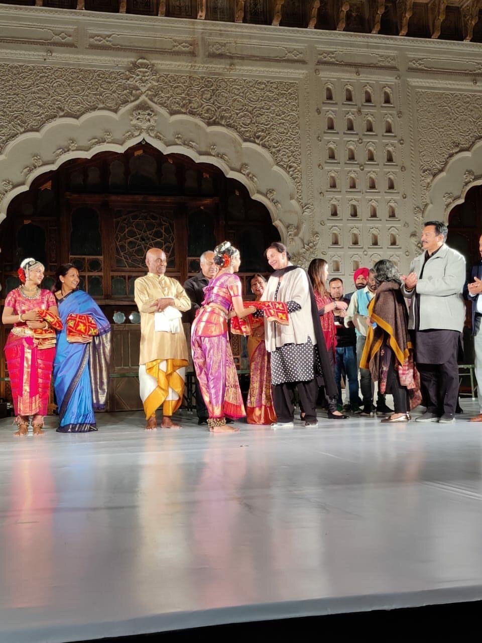 Bhavana felicitated by Smt. Preneet Kaur (wife of CM) Patiala Heritage Festival 2019