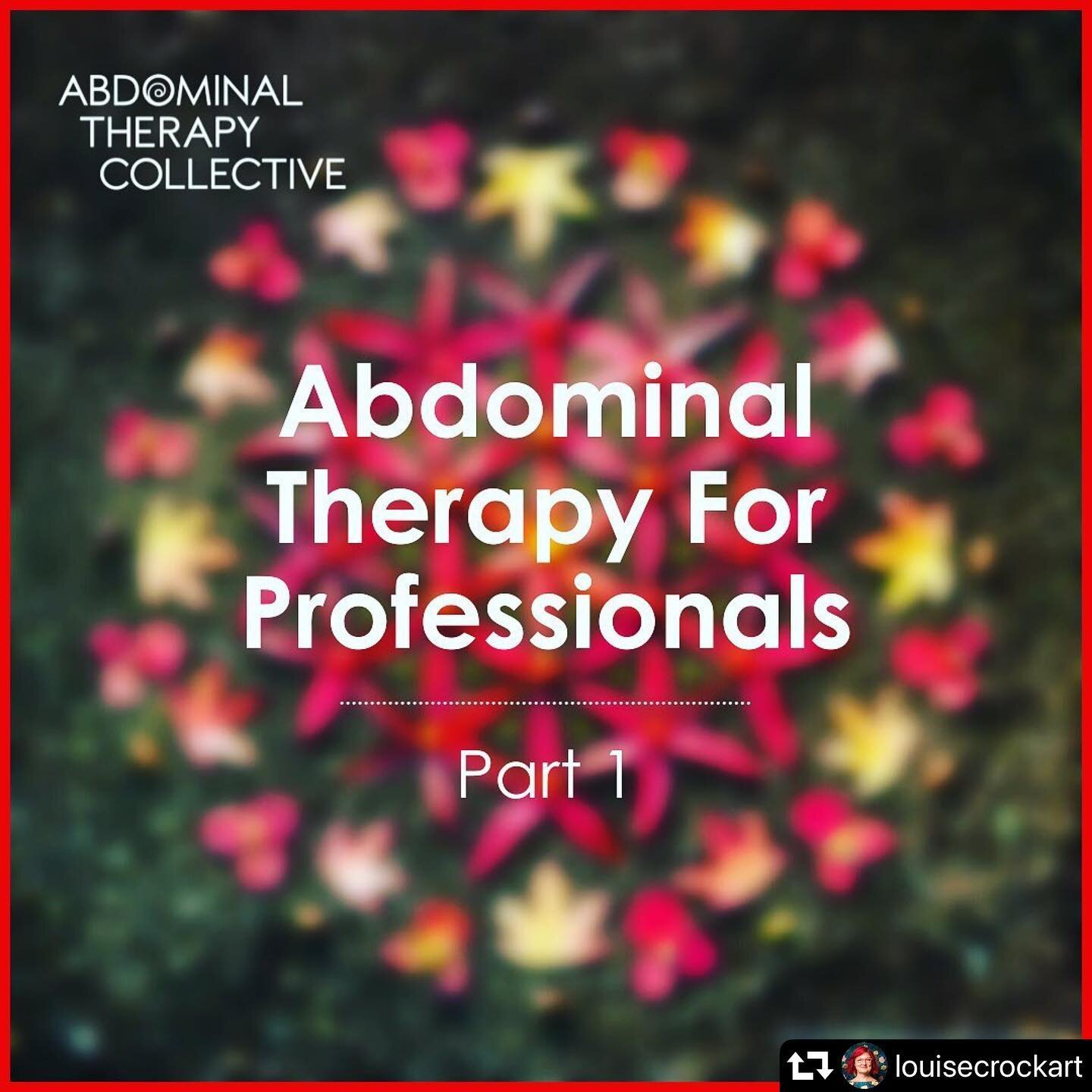 Our class schedule is filling fast!

Pop over to our website for up-to-the-minute information on a class being offered near you. 

Personal or professional interests are all catered for. 

For professional training, Abdominal Therapy For Professional