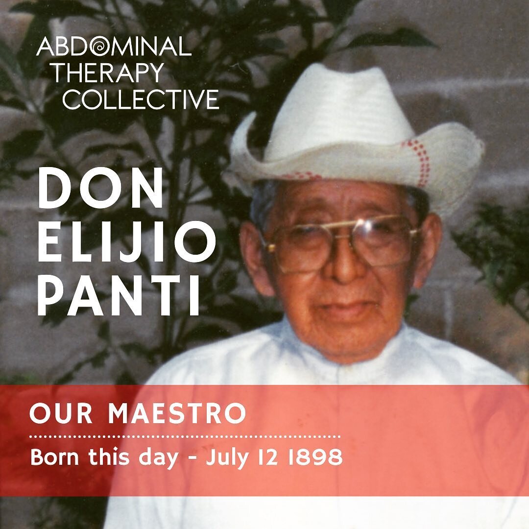 In gratitude for a life&nbsp; generously lived.&nbsp; 

July 12 is Don Elijio Panti&rsquo;s birthday. This year is his 125th anniversary of his birth in San Andreas, Guatemala.

Born to Nicanor and Gertrudes Panti, he was carried to Belize in his mot