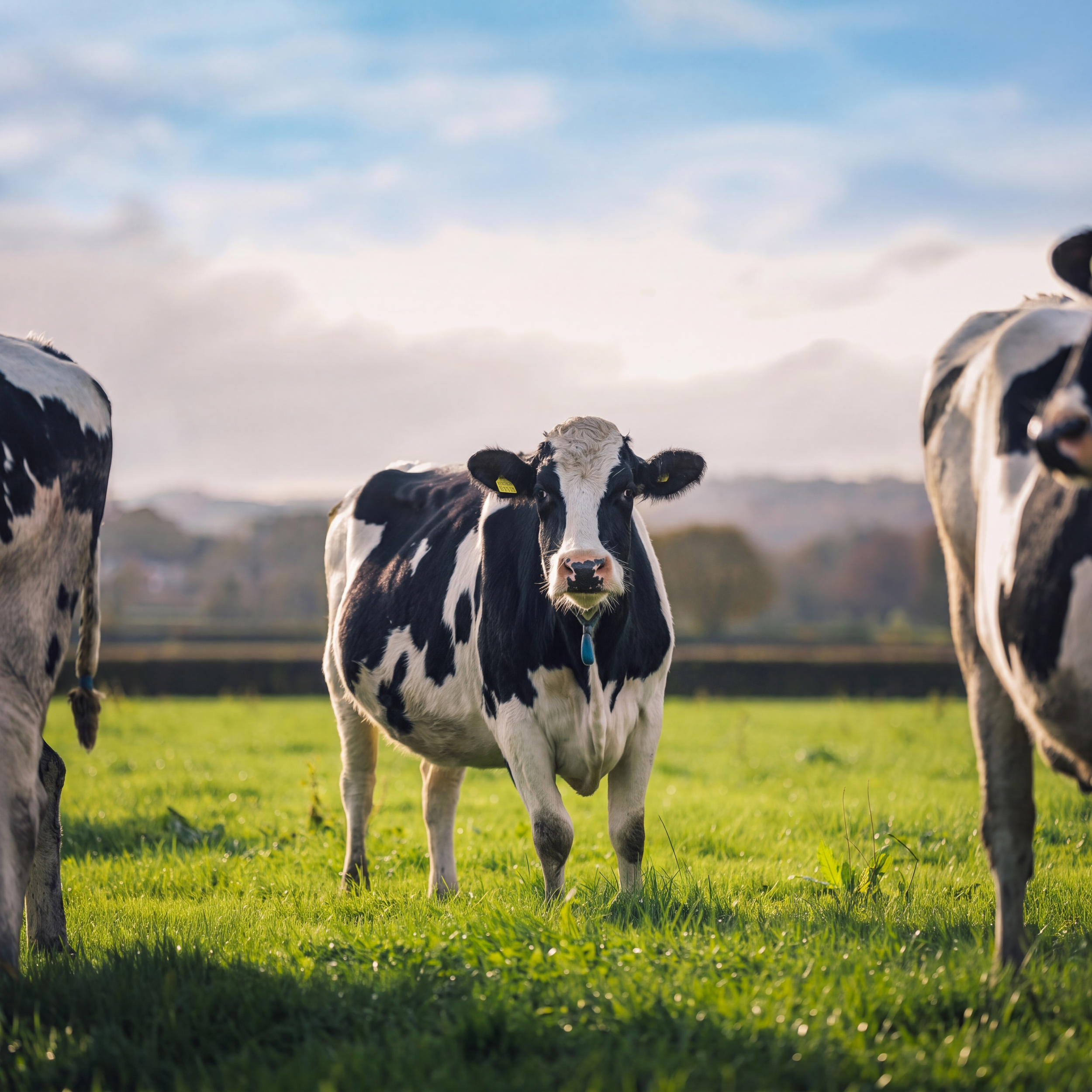 Cows in the Somerset countryside