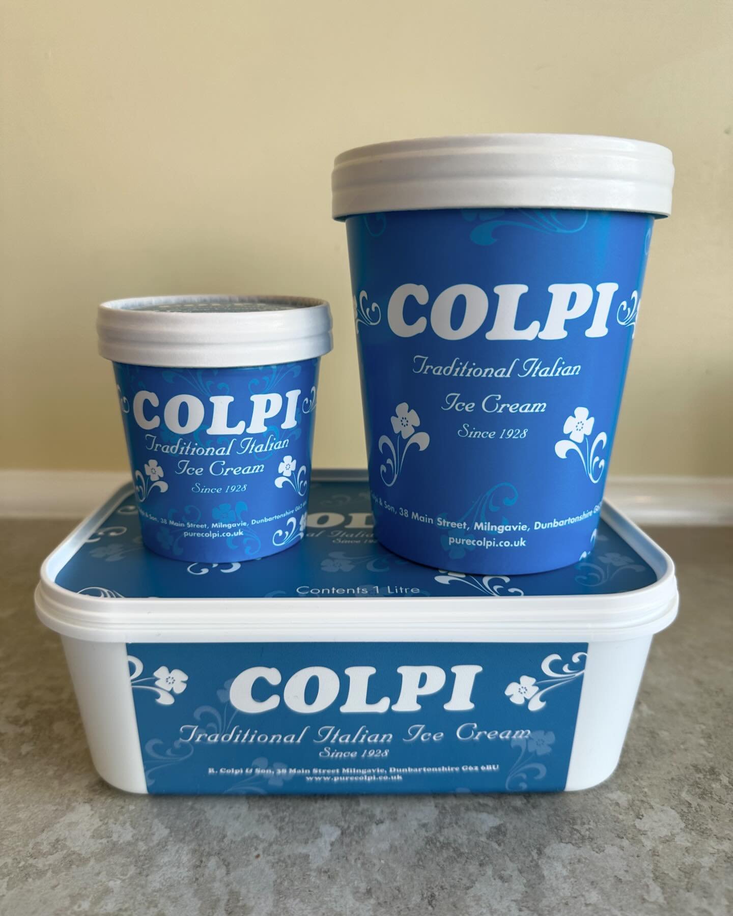Who&rsquo;s bank holiday weekend involves a take home tub 🙋&zwj;♀️

1 litre, 1/2 litre &amp; 120ml pots available in store or from many of our wholesale partners across the city. Visit our website to view your nearest shop 💙.