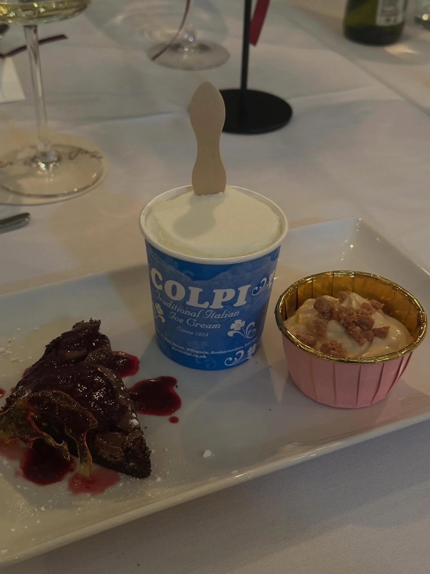 We ended 2025 in such a special way. We were delighted to play a small part in such a special day for Caitlin &amp; Jac 💙

We supplied our small pots to go alongside the dessert as part of their wedding meal. 

The feedback was incredible - &lsquo;H