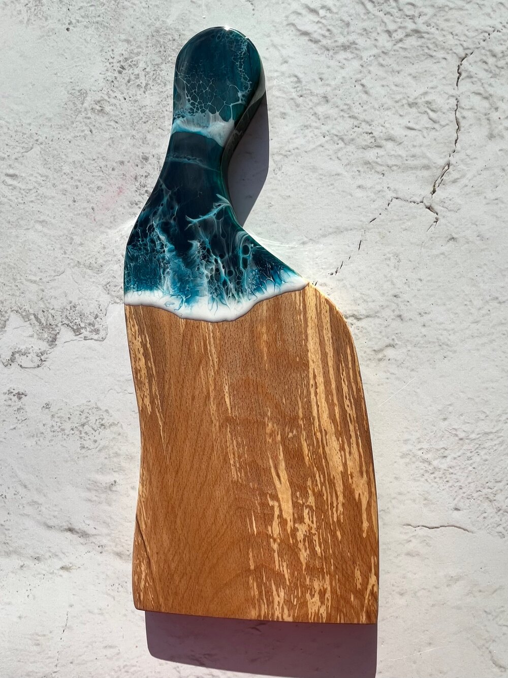 Fish Shaped Teak and Resin Cheese/Cutting Board FS112