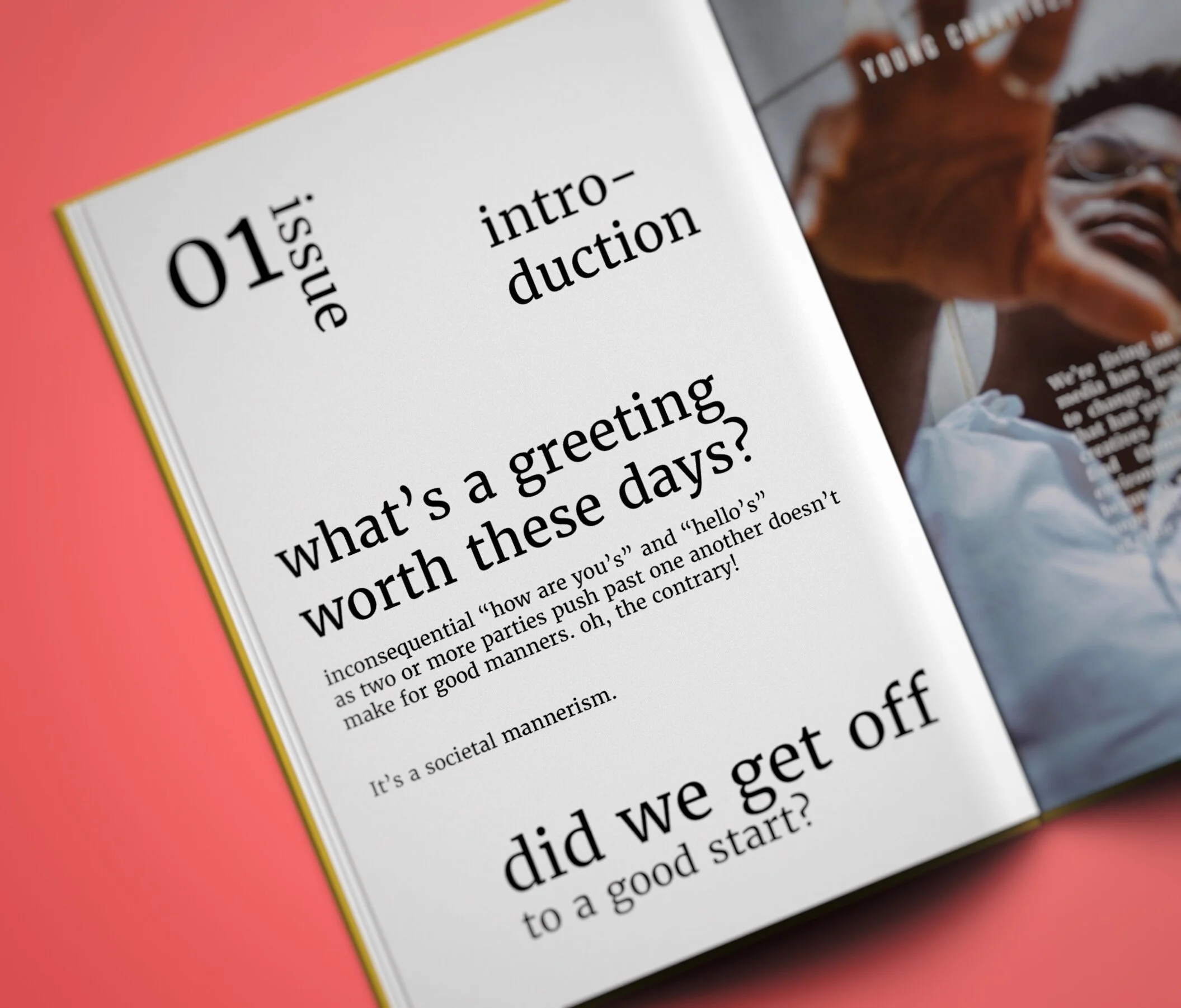 Magazine Opening Page