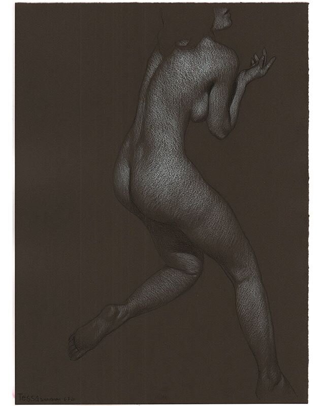 Tessa in Motion
(Based with generous permission on a photograph of @tessa__kuragi by @andyjuliasd)
3B pencil and white and black Prismacolor pencil on Canson paper
15&quot;x11&quot;
available