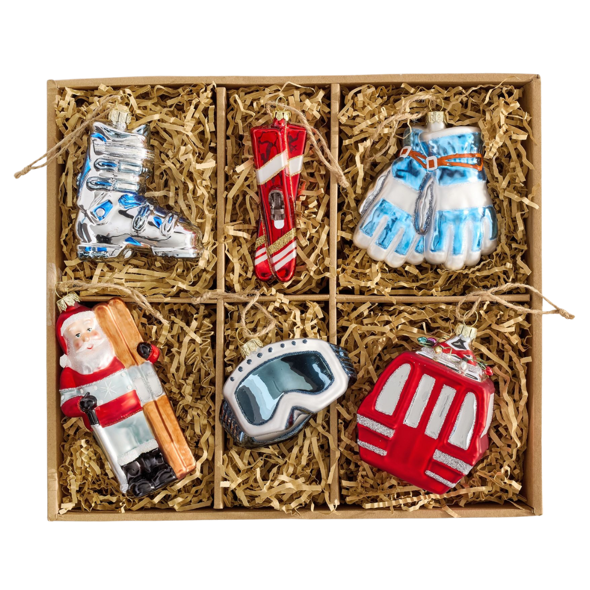 Apres Ski Ornament Box - Pottery Barn