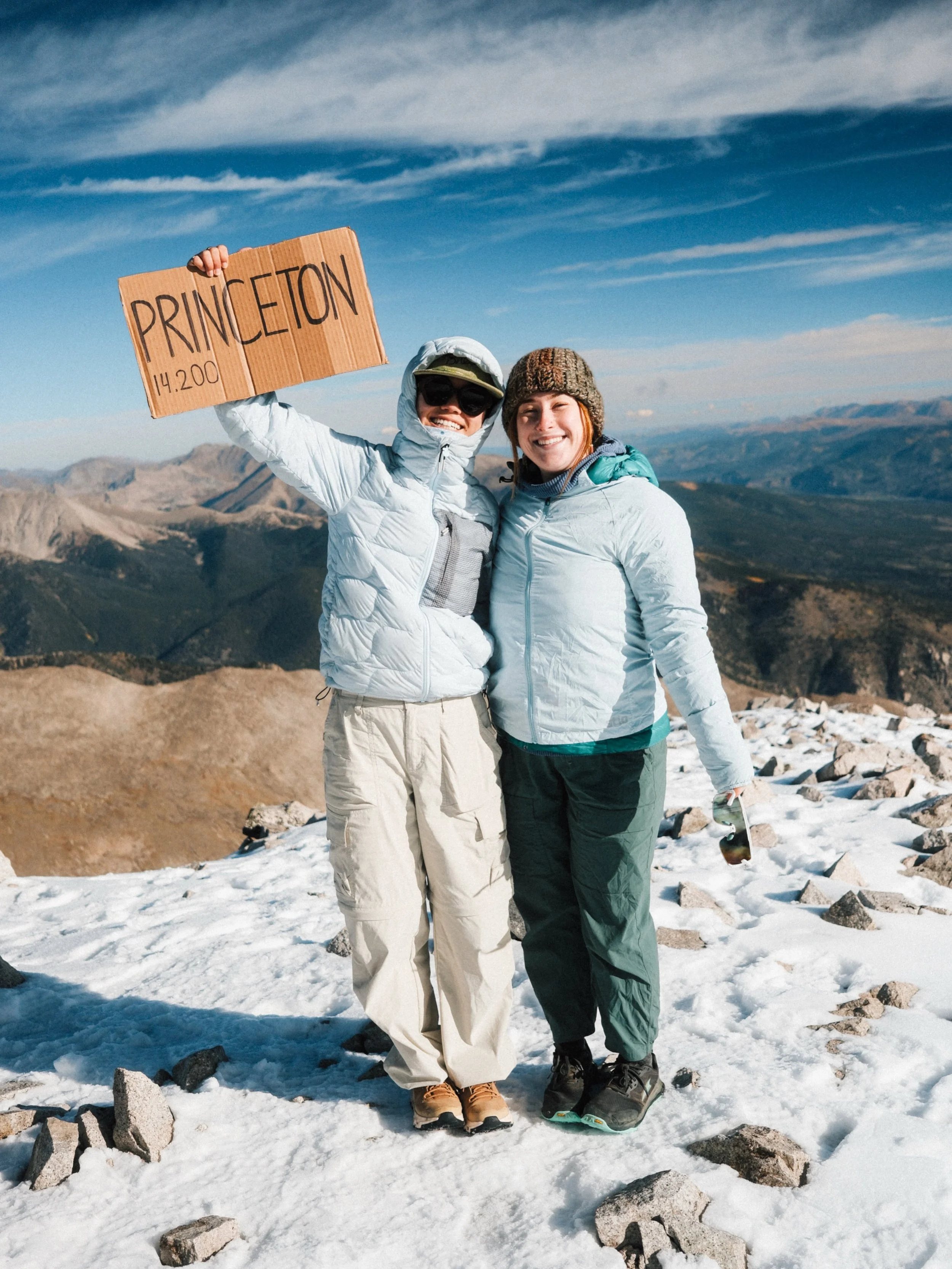 It&rsquo;s still fall down below, but it&rsquo;s winter up top! Grabbed a stunning sunrise over BV and then a snowy Mount Princeton summit with @maxinusss and @parkcawley. (Also a nice view of Antero!)

27/58 and my Sawatch Range 14&rsquo;ers are com