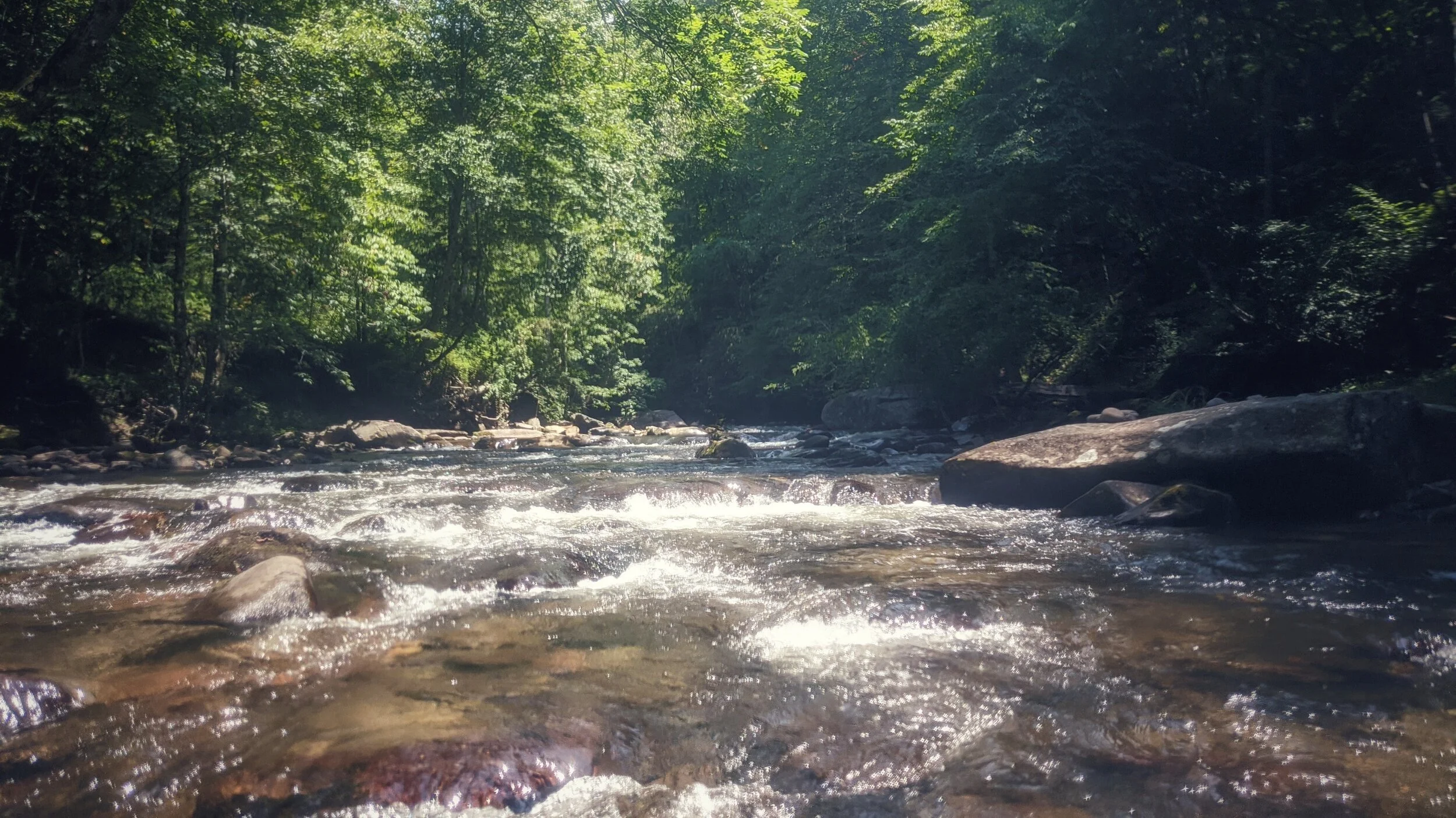 Tubing Deep Creek, Bryson City, NC