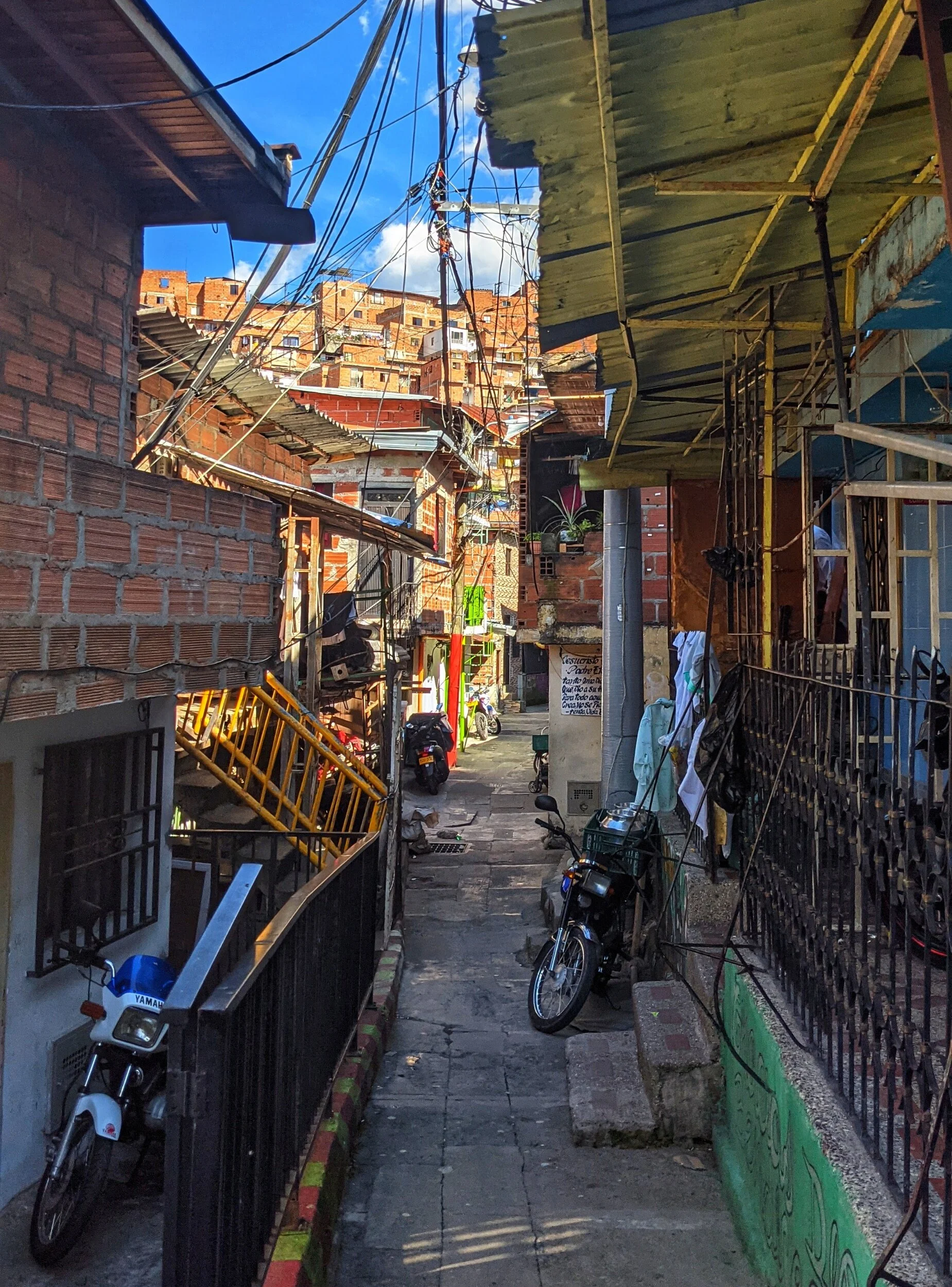 Back alleys of Julio's neighborhood. 