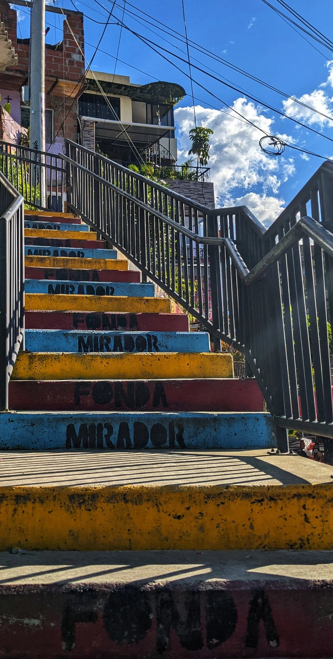 Scenic stairs. 