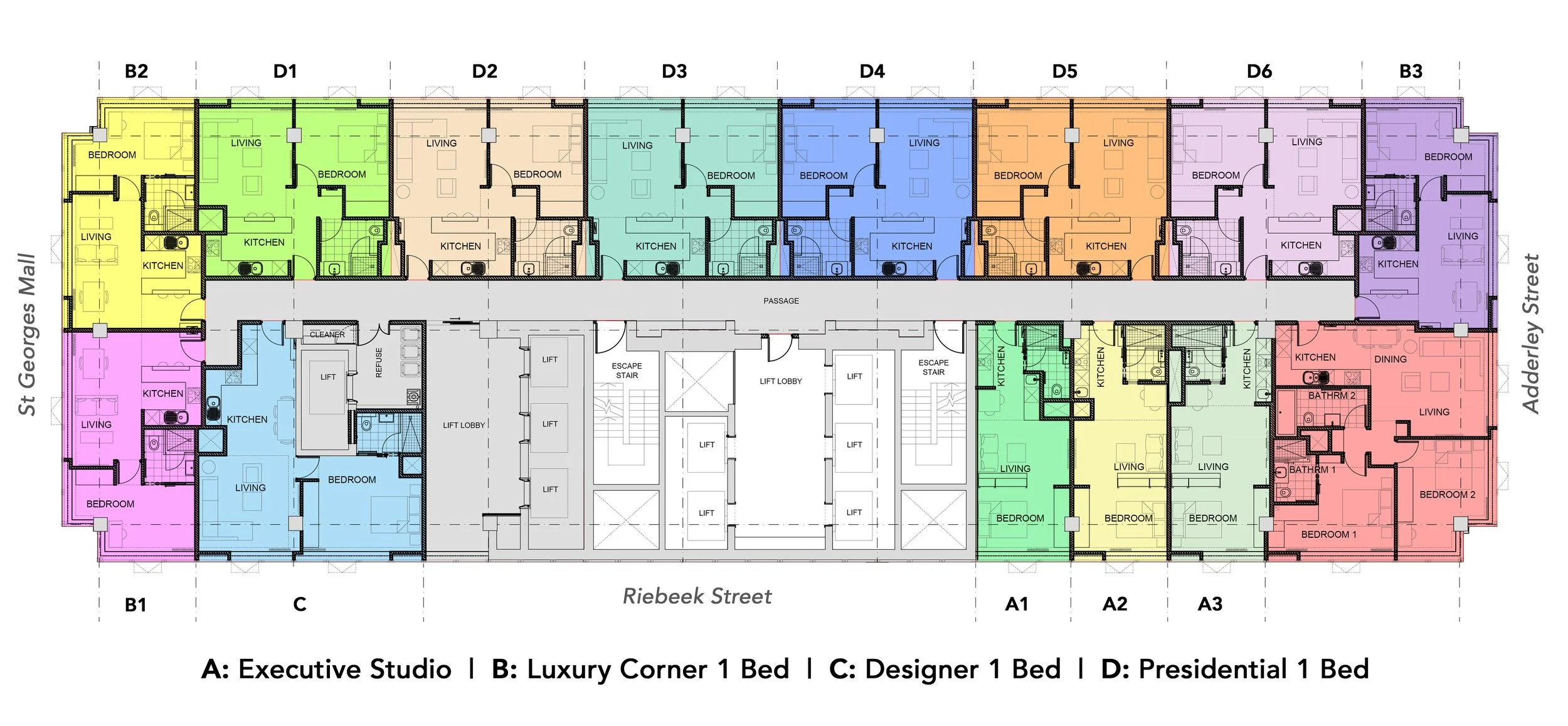 Foreshore Place apartments in Cape Town — LYNN ESTATES