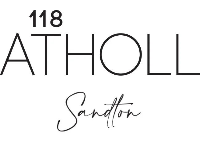 Number 118, AT HOLL, and Sandton written in black text on a white background.