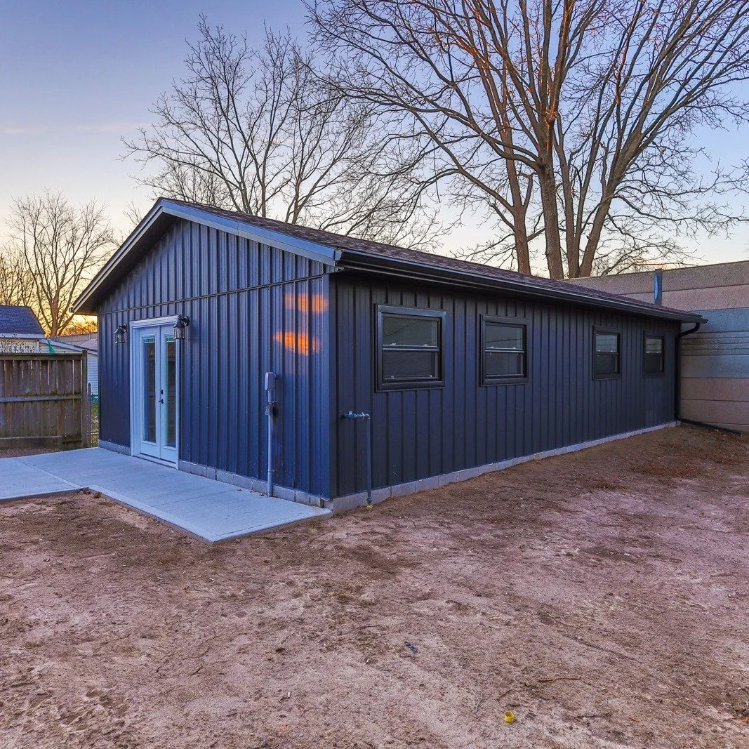 Old garage 👉 cozy backyard apartment. Quickly becoming more common across Ontario, like this one our team did in Brantford (see before pic at the end).