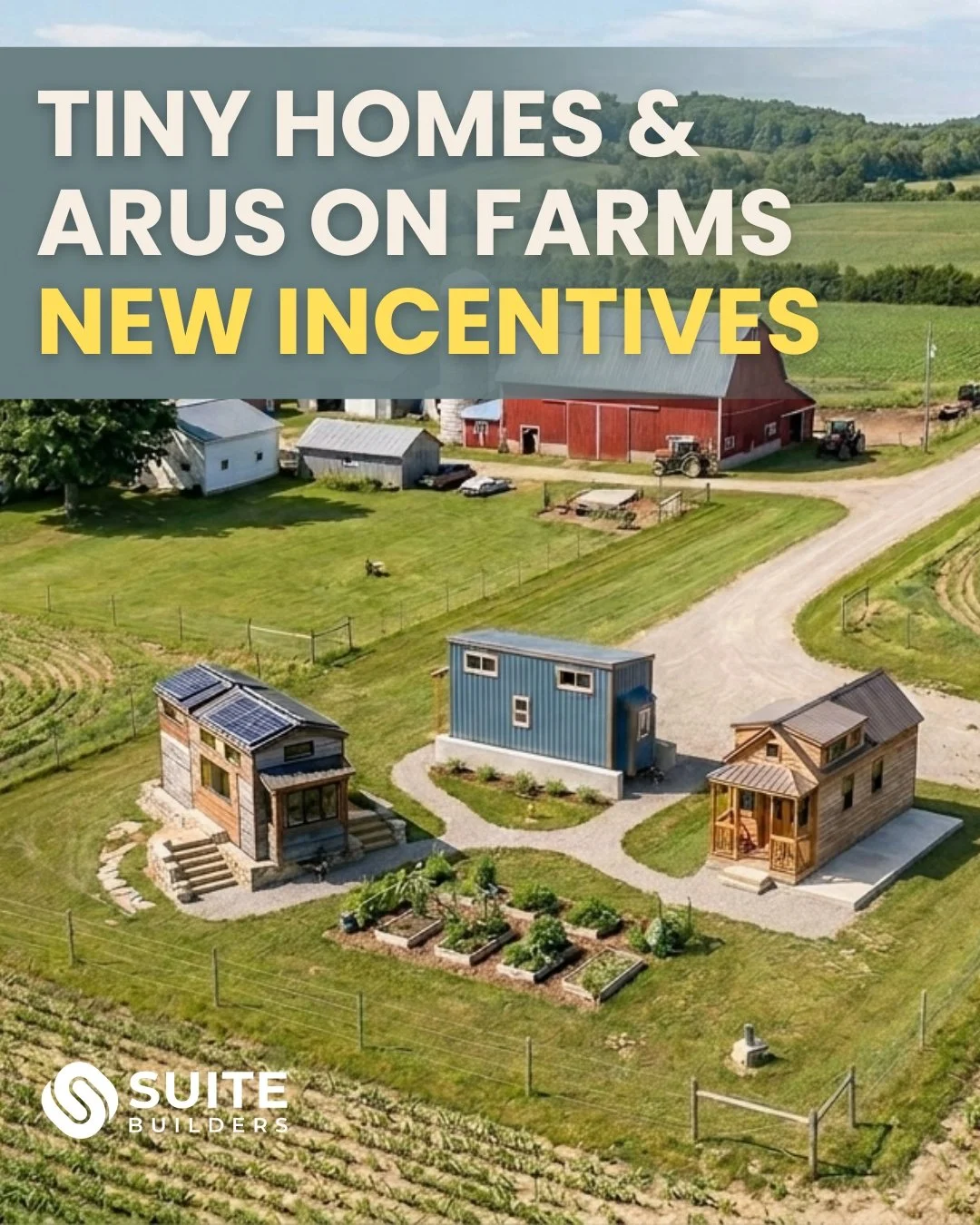 We've spoken publicly on this before...building housing on marginal farmland (not good for crops). Communities like @brantcommunity are now even incentivizing building additional residential units on agricultural properties. Could be a game-changer i