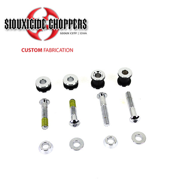 Softail Detachable Docking Hardware Kit Chrome