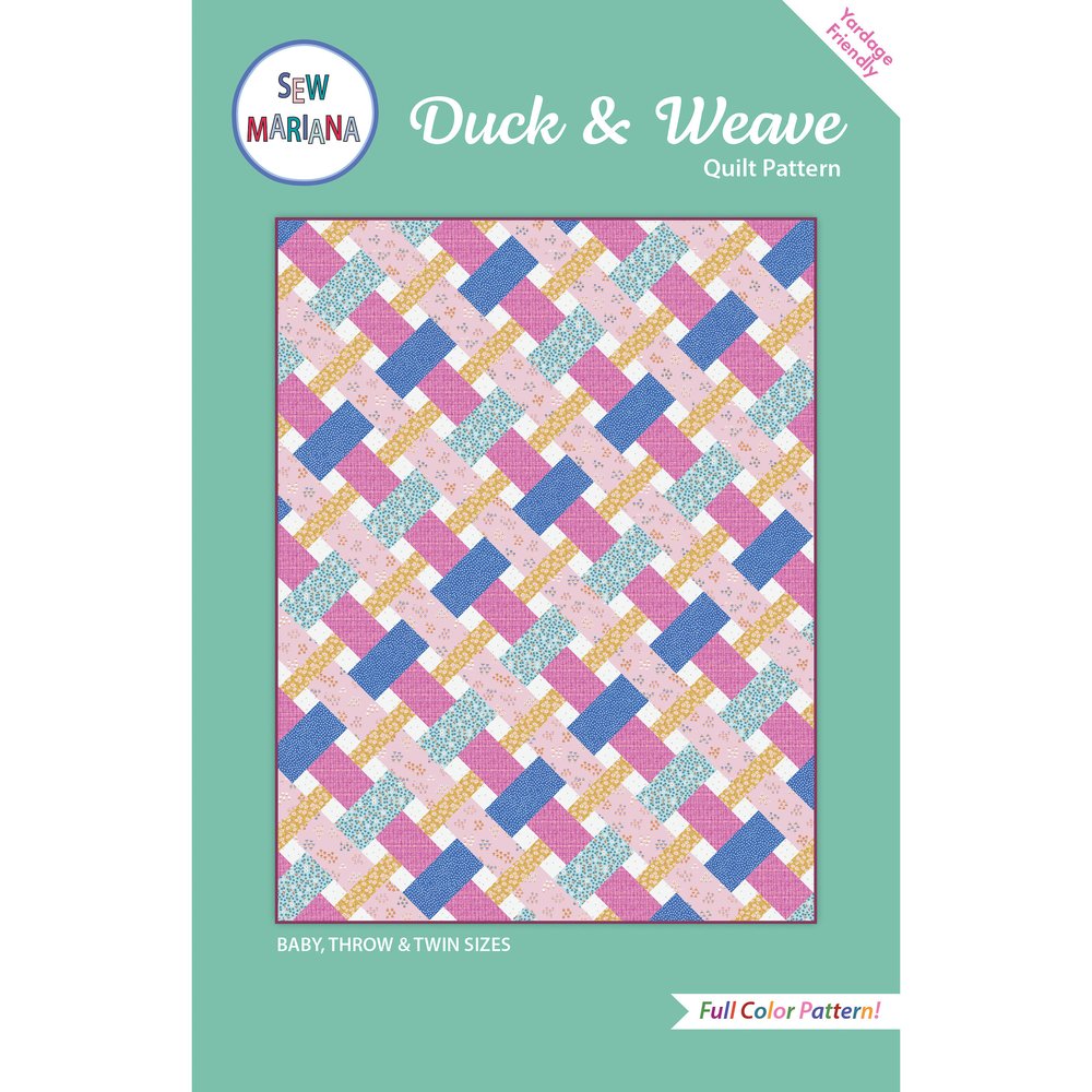 Duck and Weave Digital Quilt Pattern - Instant Download