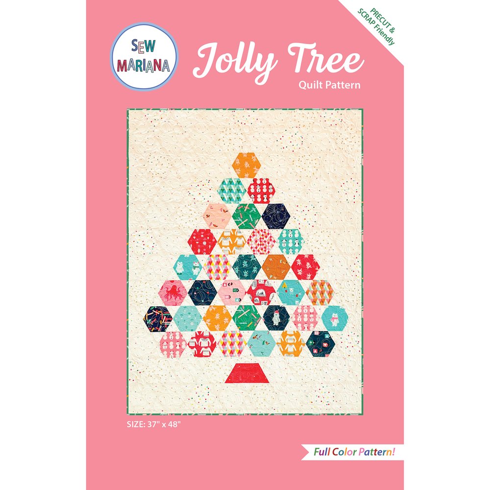 Jolly Tree Digital Quilt Pattern - Instant Download