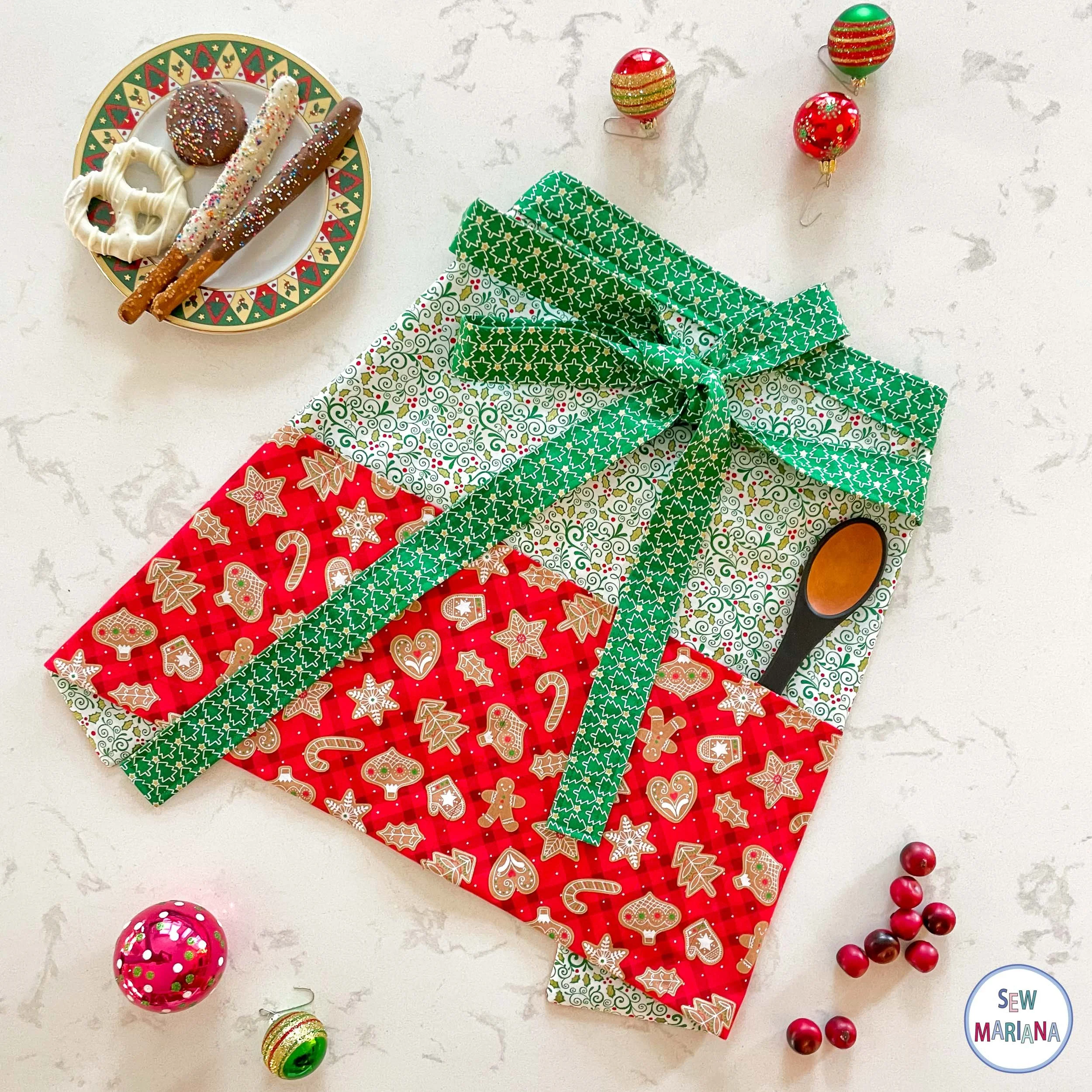 Christmas Apron Tutorial