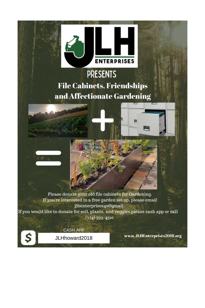 JLH Enterprises Presents File Cabinets, Friendships and Affection Gardening