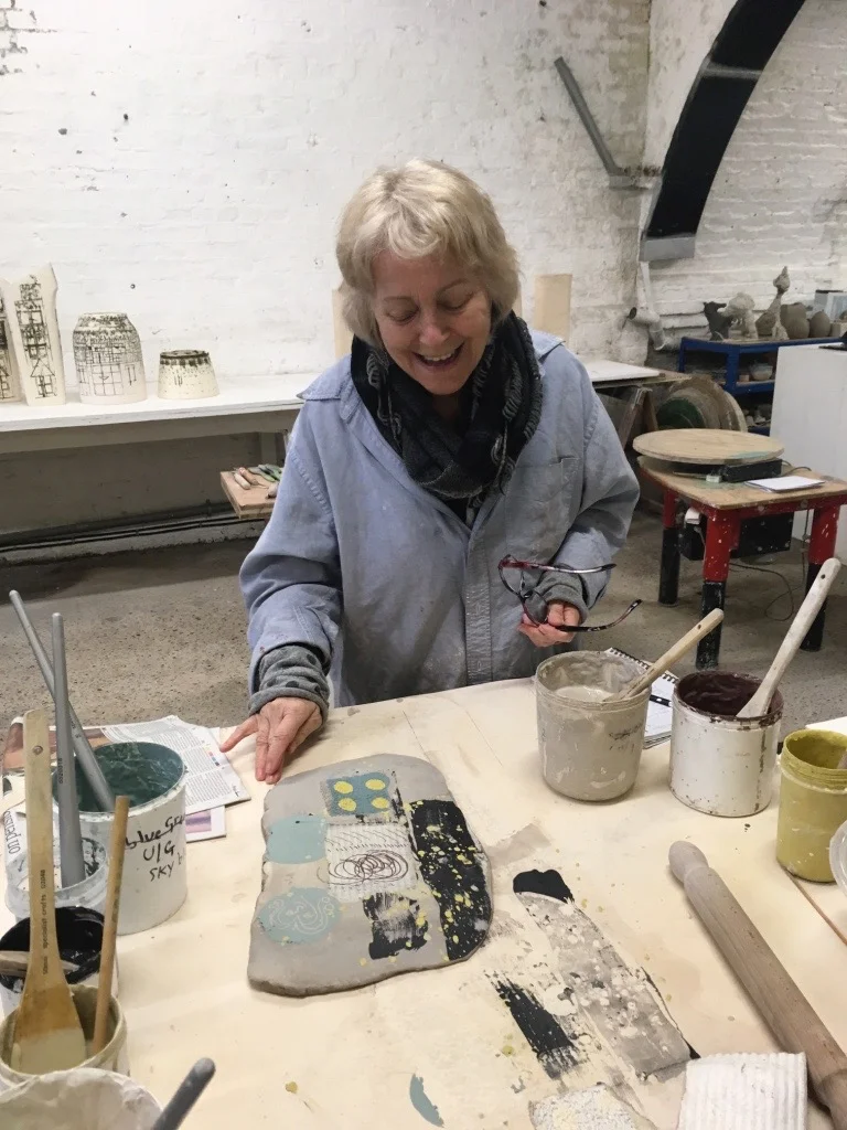 Printing on clay
