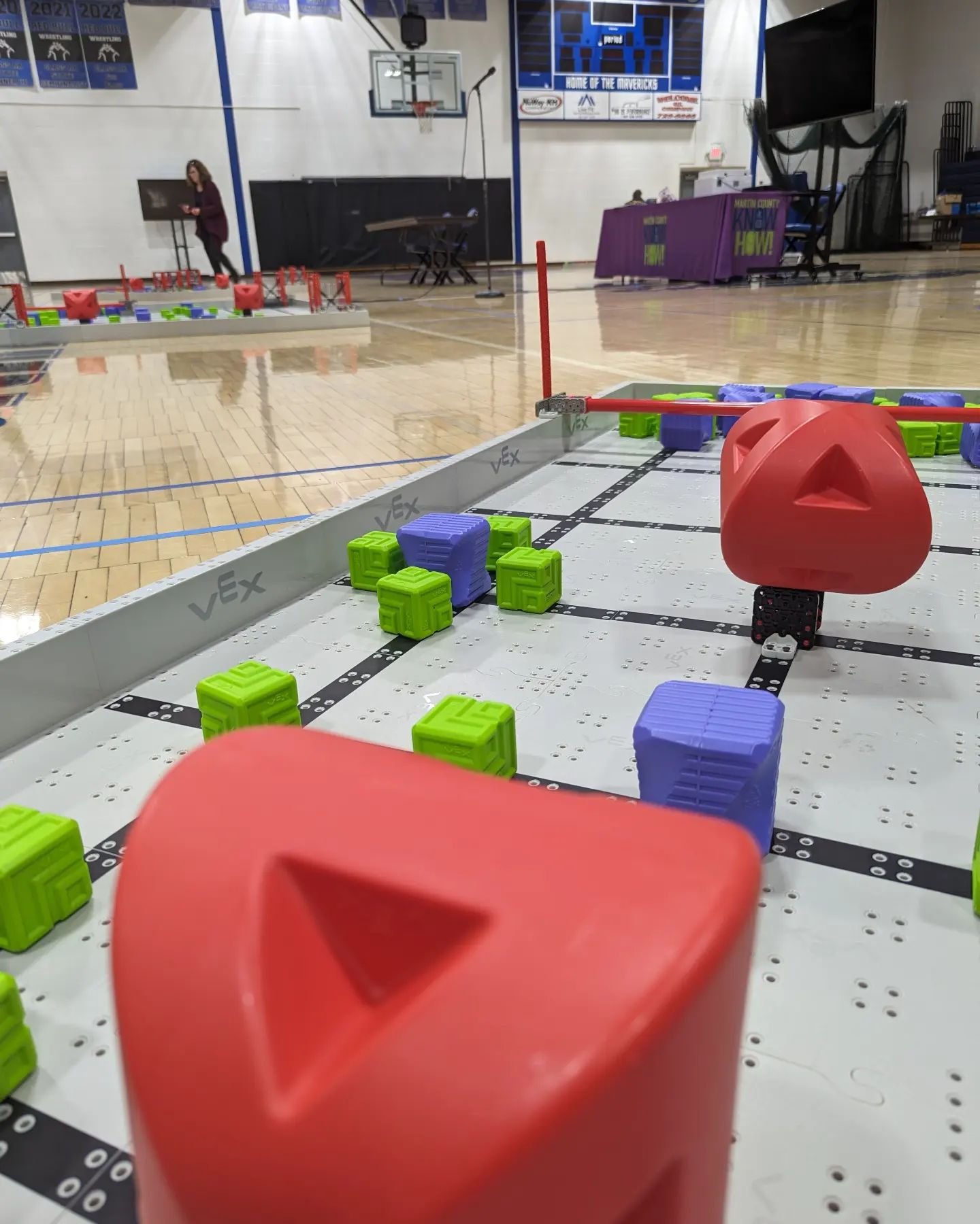 The field are set! All that's missing are robots... and YOU! 

Our VEX IQ Robotics competition for 3rd &amp; 4th graders starts 9:00 a.m. Saturday, April 13th at MCW Elementary in Trimont! The teams are all ready so come cheer them on!

Visit www.McK