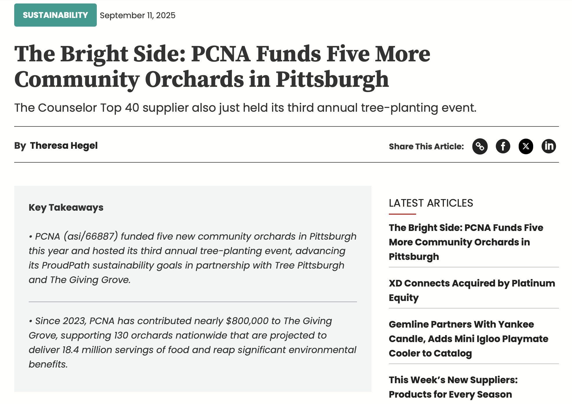 The Bright Side: PCNA Funds Five More Community Orchards in Pittsburgh