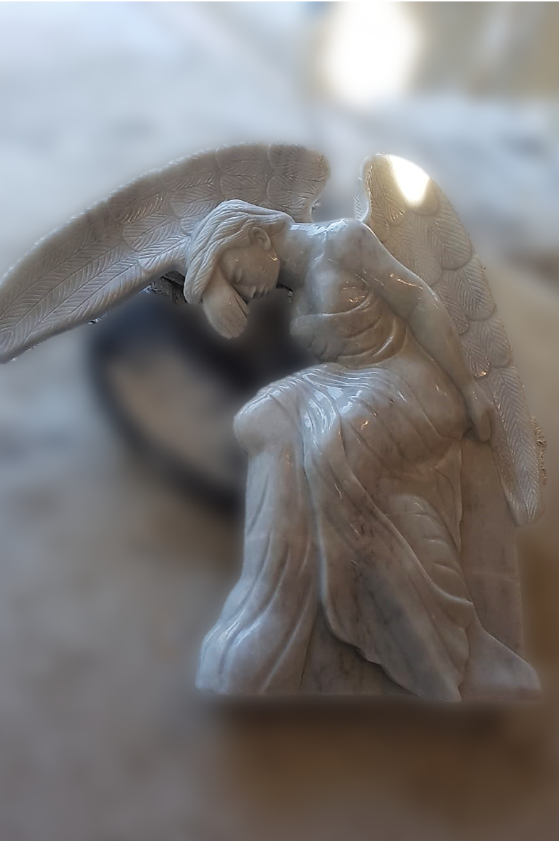 Escultura de Ángel Mármol