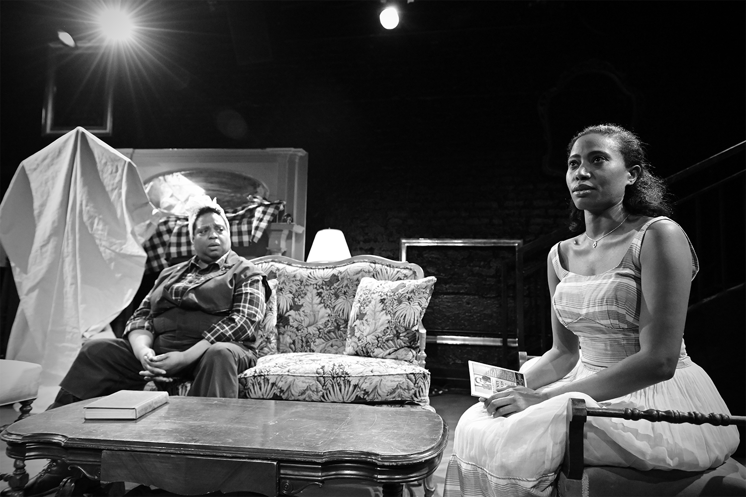  Pictured (left to right): Suzanne Darrell as “Bird,” and Ashley Noel Jones as “Alma Jean Pierson.” 