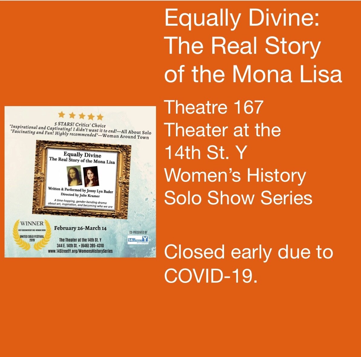 Equally Divine: The Real Story of the Mona Lisa