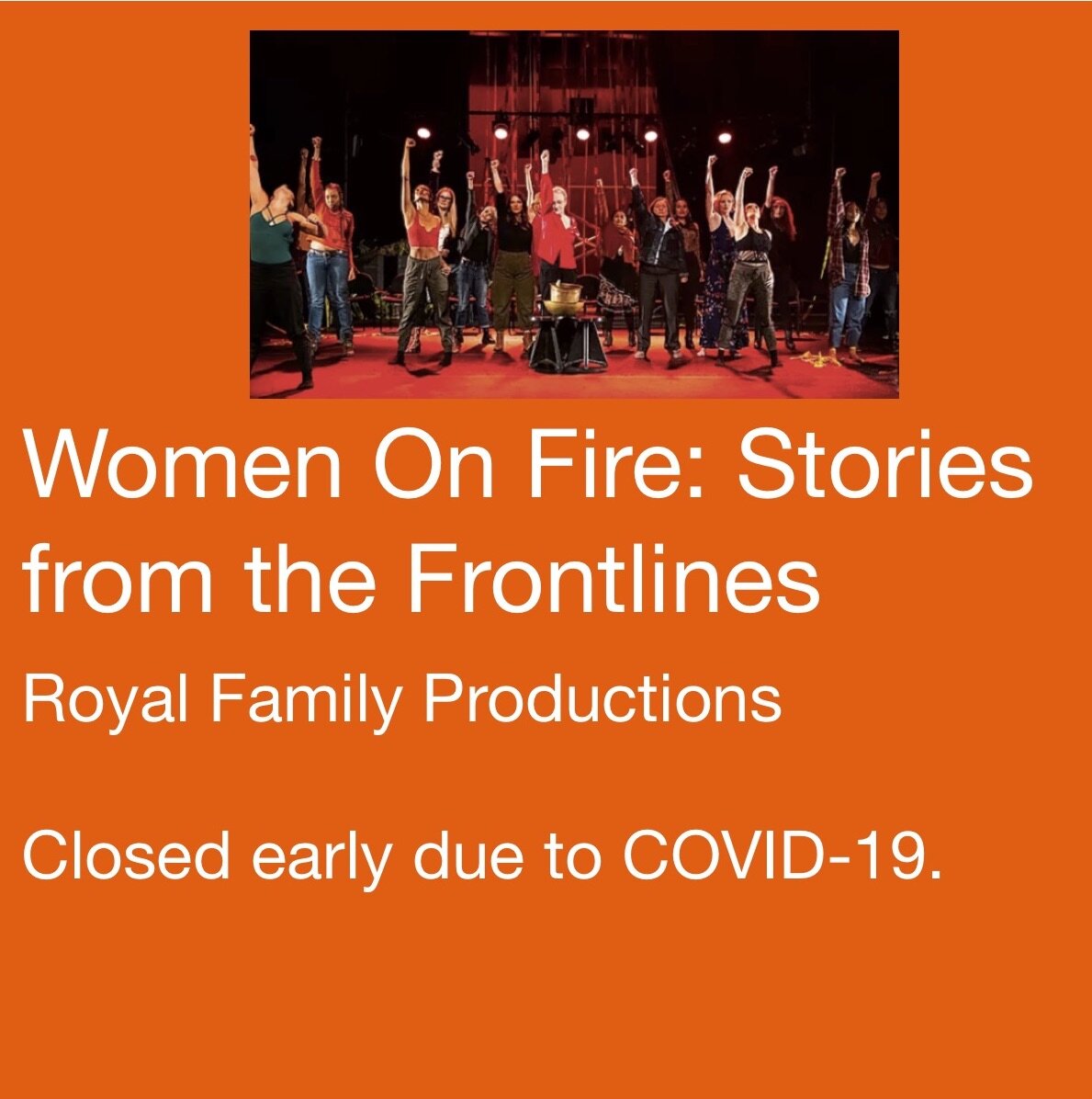 Women on Fire: Stories from the Frontlines