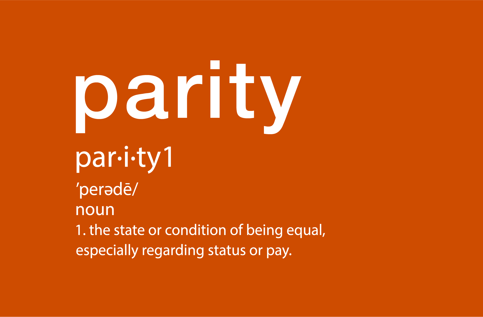 Parity Definition
