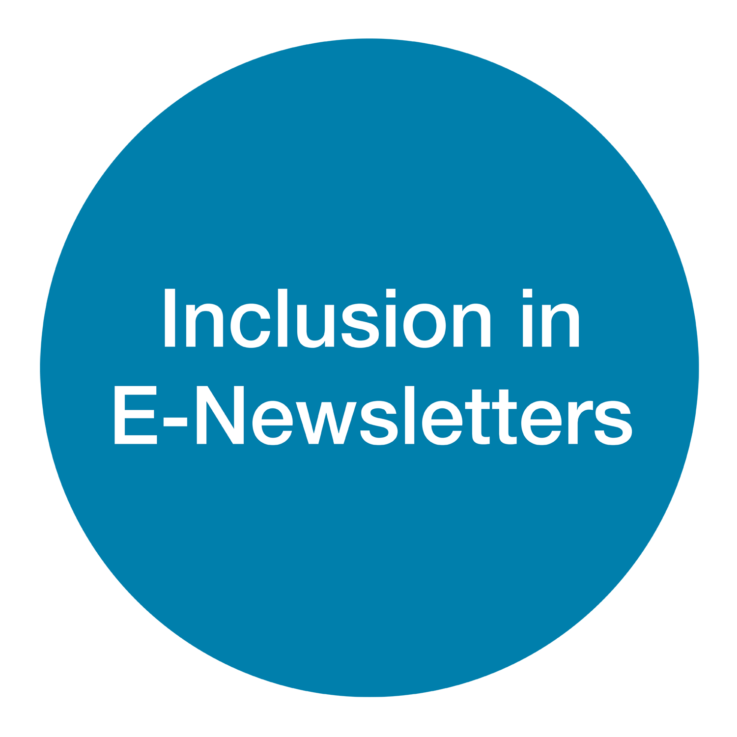 Inclusion in E-Newsletters