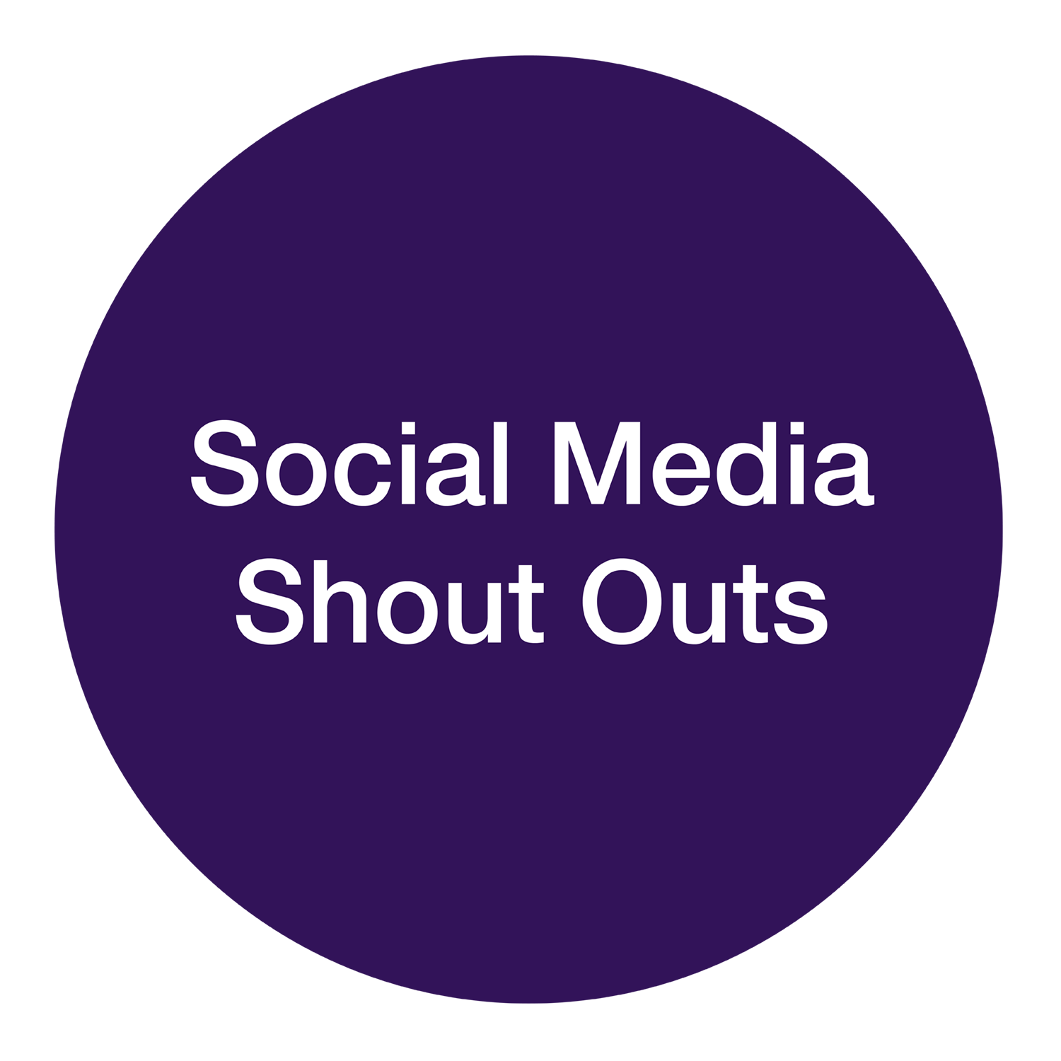 Social Media Shout Outs