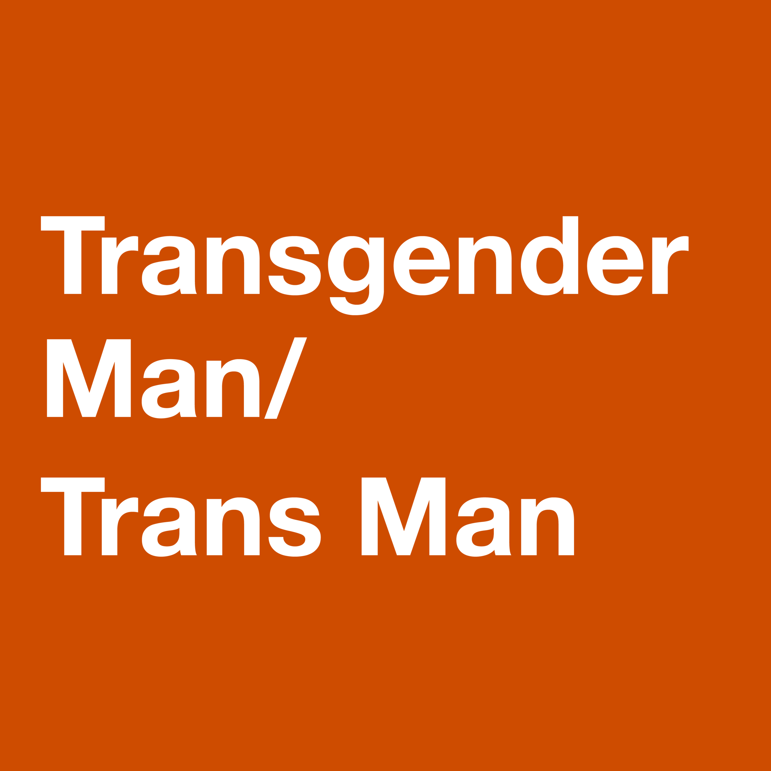  Transgender Man/Trans Man Definition 