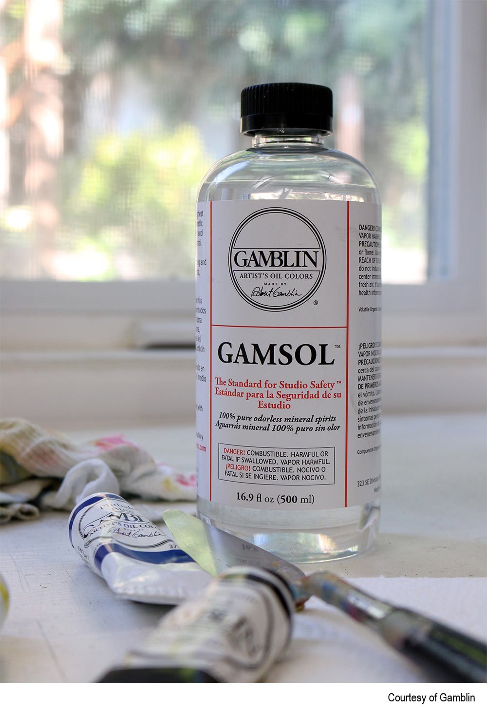 GAMSOL Odorless Mineral Spirits - 500 ml (16.9 fl oz.)