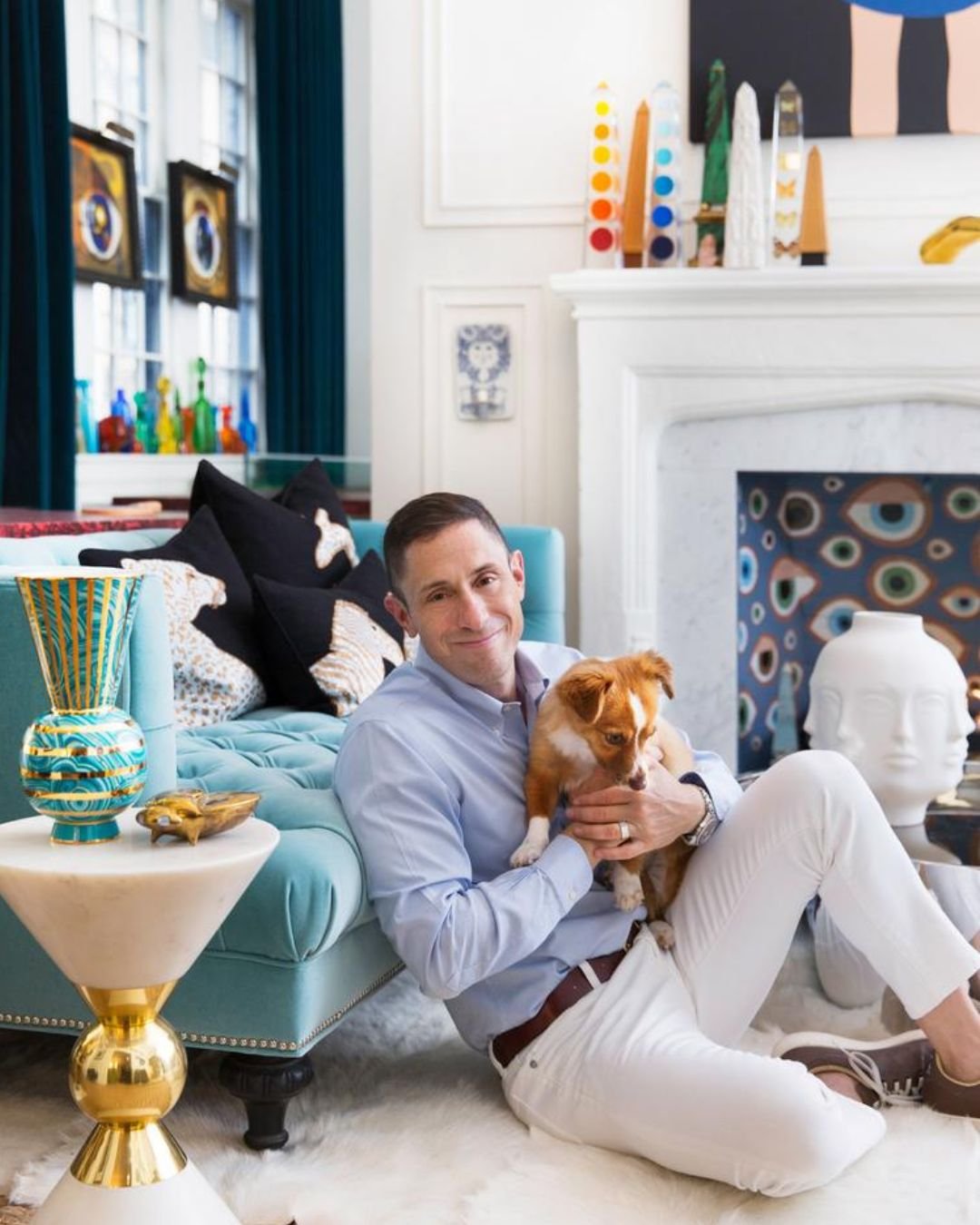 Have you ever heard of &quot;happy chic&quot;? Well, let me introduce you to Jonathan Adler, the mastermind behind this amazing trend! He's all about creating interiors that radiate happiness and style, and he does it with boundless creativity and in