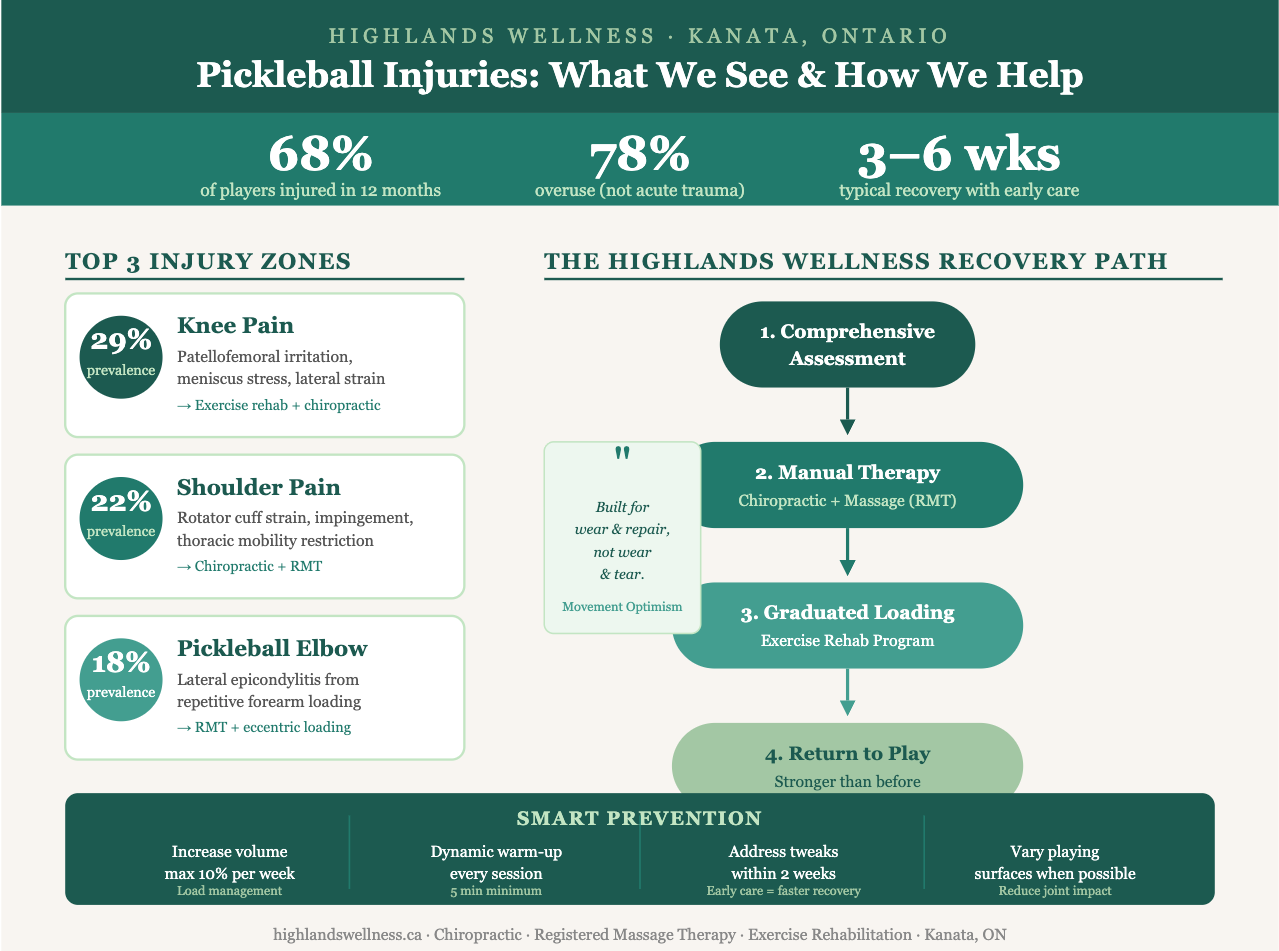 Pickleball Injuries in Ottawa: How to Recover and Play Your Best Game