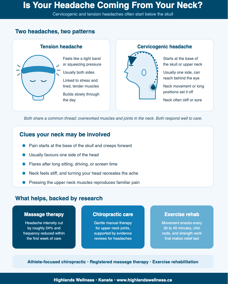 Why Your Headaches Might Be Coming From Your Neck (And What You Can Do About It)