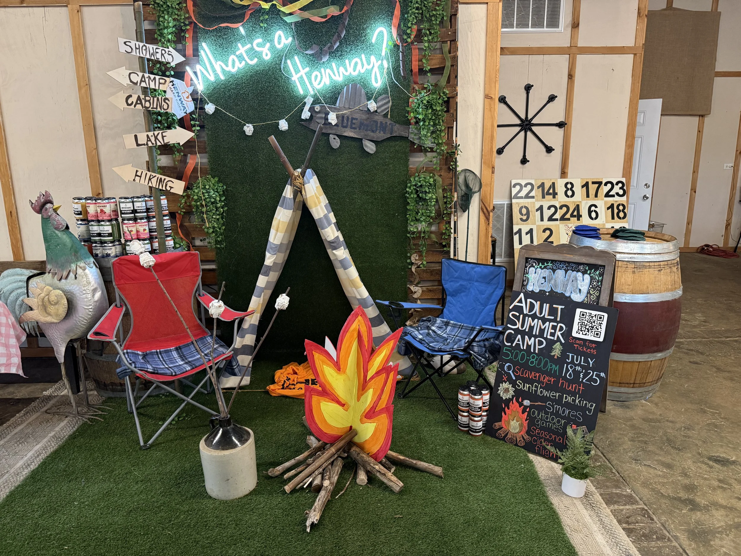 Adult Summer Camp at Henway: S’mores &amp; Pours