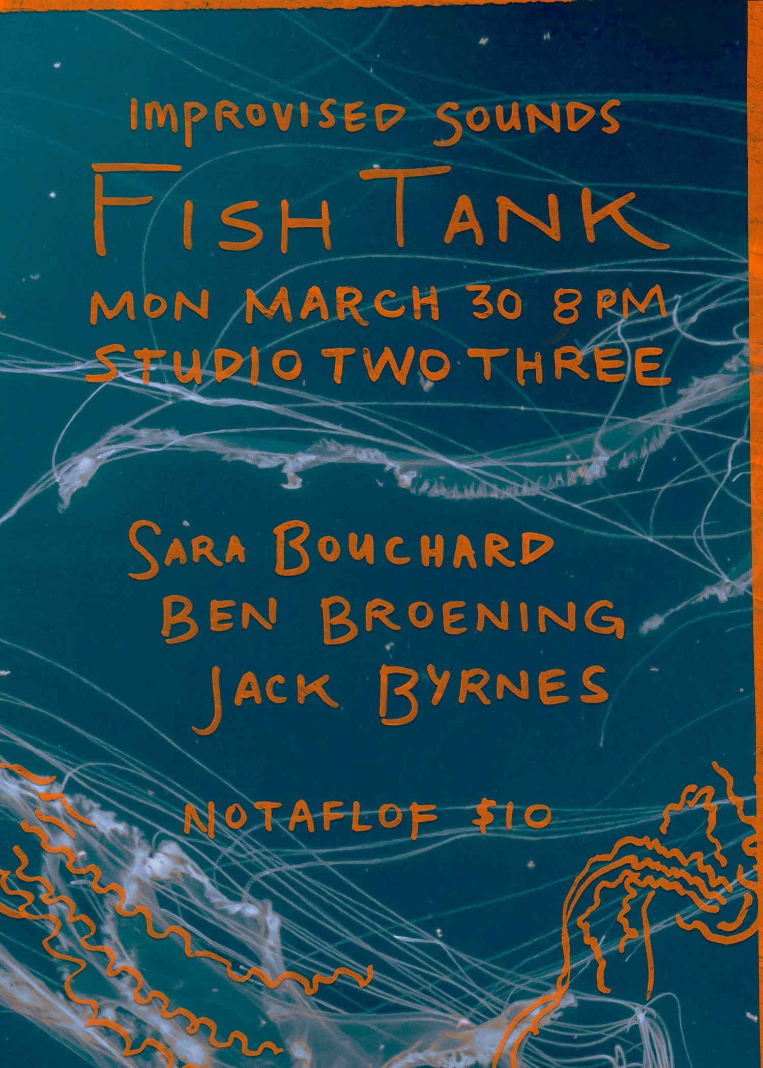 Performing at Fish Tank / Studio Two Three March 30 (RVA)