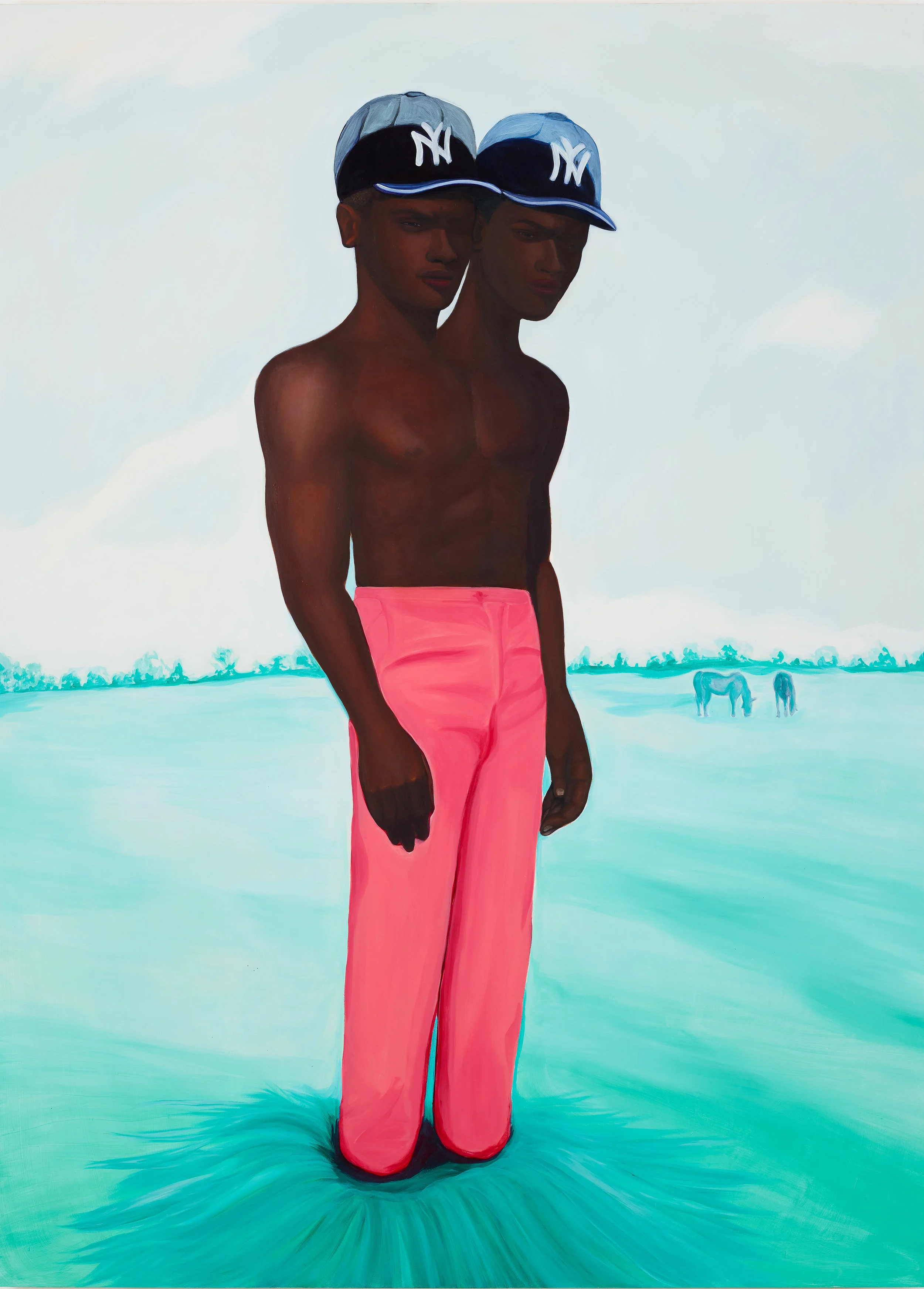 Vaughn Spann, Staring back at you, rooted and unwavering , 2018. © Vaughn Spann, courtesy Martin Parsekian / Half Gallery