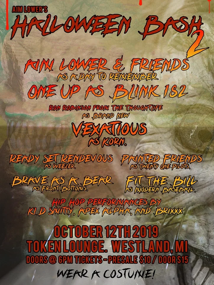 Aim Lower's Halloween Bash 2! @ The Token Lounge