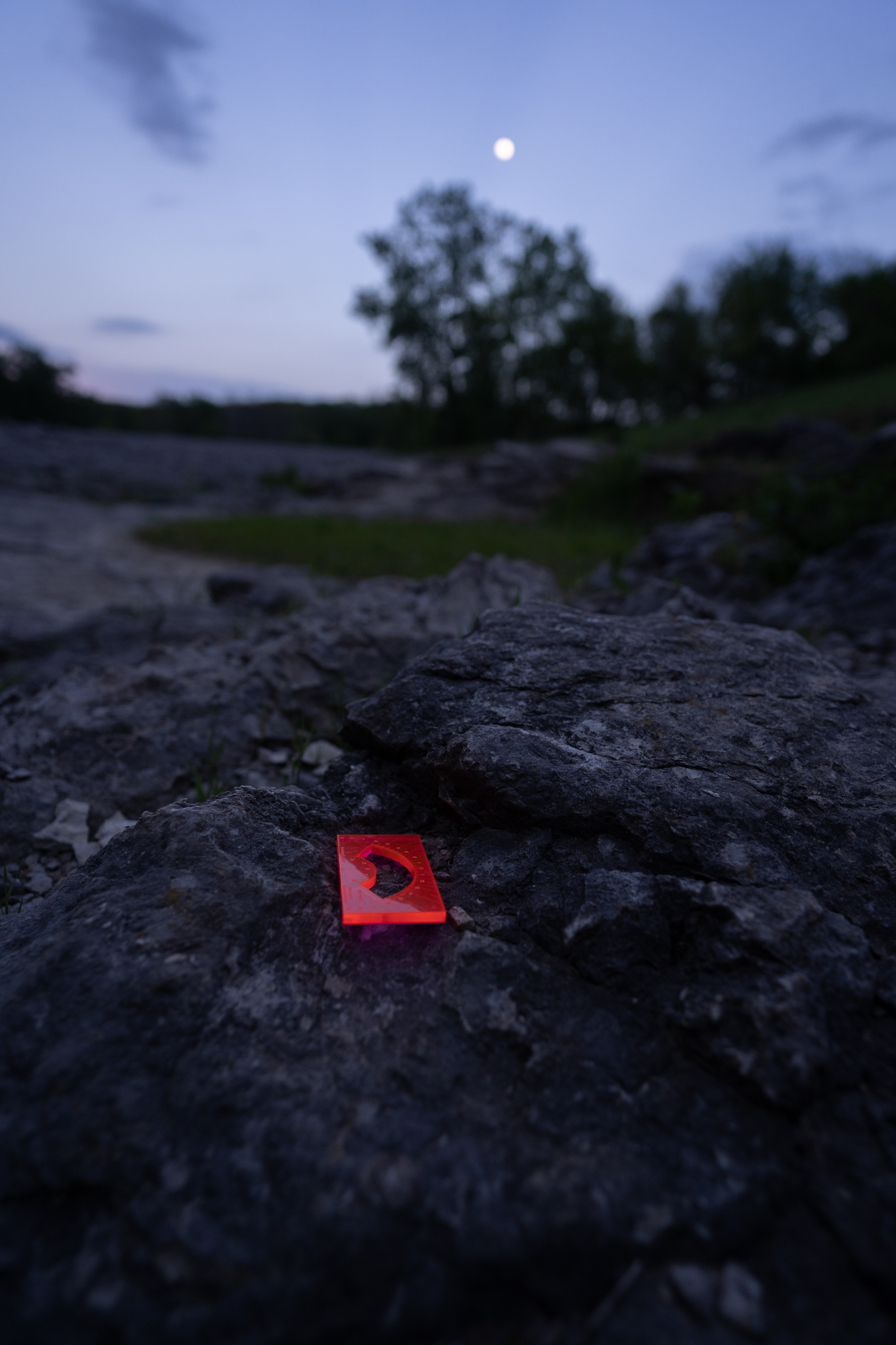 Highly visible, even at dusk